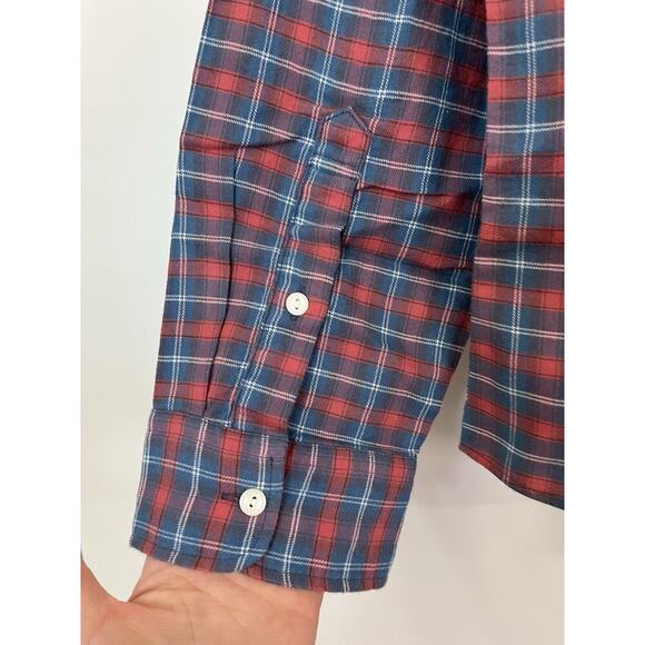 Faherty Mens Long Sleeve Ventura Button Up Shirt Size XXL Dusty Rose Country NWT - Picture 6 of 8